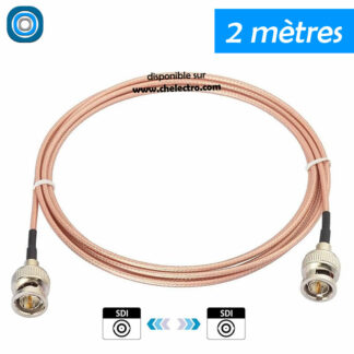 Câble SDI BNC | 2 mètres