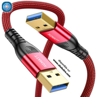 Câble USB 3.0 tressé mâle | 3m