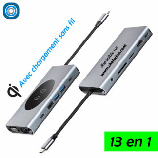 Hub USB-C HDMI | 13 en 1