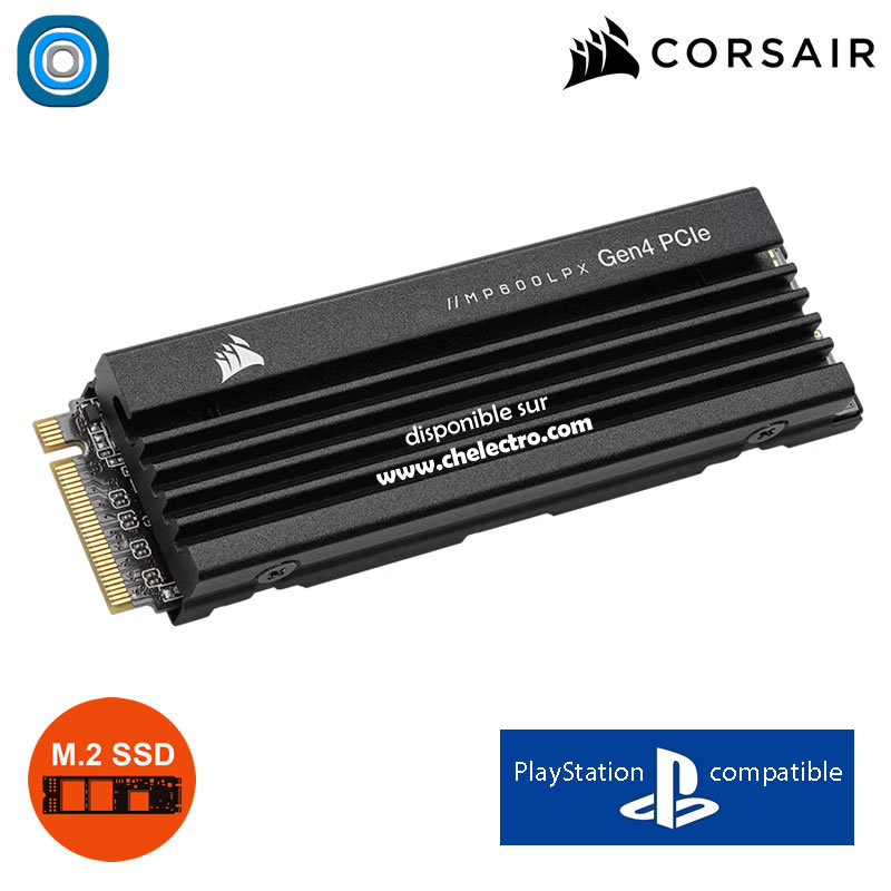 Disque dur M2 NVMe Corsair - 1000 Go