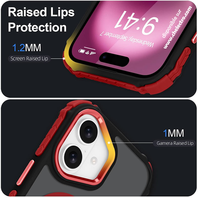 Coque iPhone 16 Plus | Red bracket – Image 4