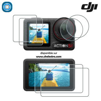 Verres blindés DJi Action 5 Pro