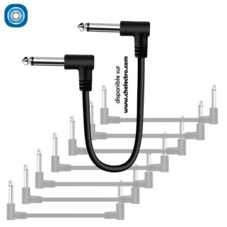 Cable patch guitare jack 6.35mm
