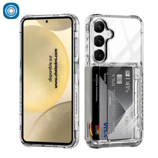 Coque Samsung S24+ Plus | Clear wallet