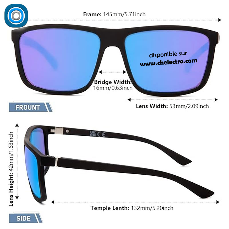 Lunettes polarisées UV400 – Image 3