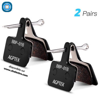 Paire plaquettes frein vélo